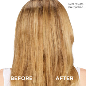 L'Oreal Paris EverPure being applied to wet hair for volume and detangling