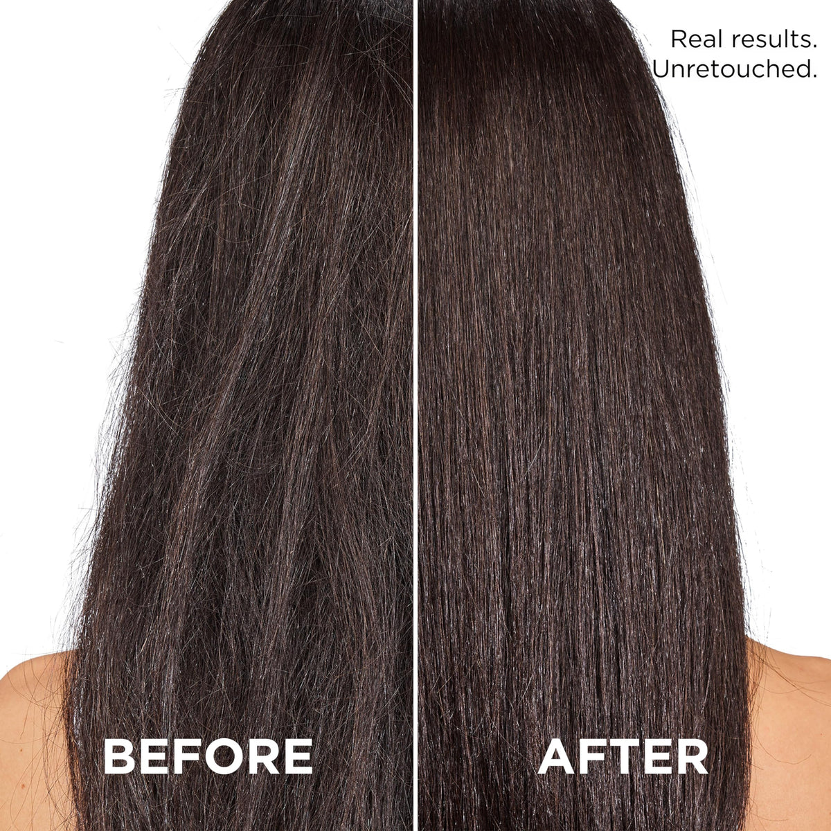 L'Oreal Paris EverPure model with shiny hair illustrating healthy-looking results