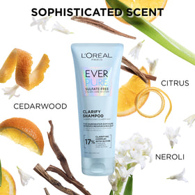 L'Oreal Paris EverPure Restore staged in bathroom lifestyle for everyday routine benefit