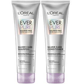 L'Oreal Paris EverPure front packaging showing both shampoo and conditioner benefits