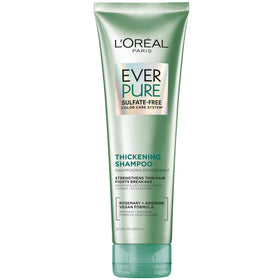 L'Oreal Paris front packaging showing product and thicker hair benefit