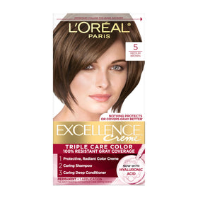 L'Oreal Paris front box showing shade and benefits for confident purchase