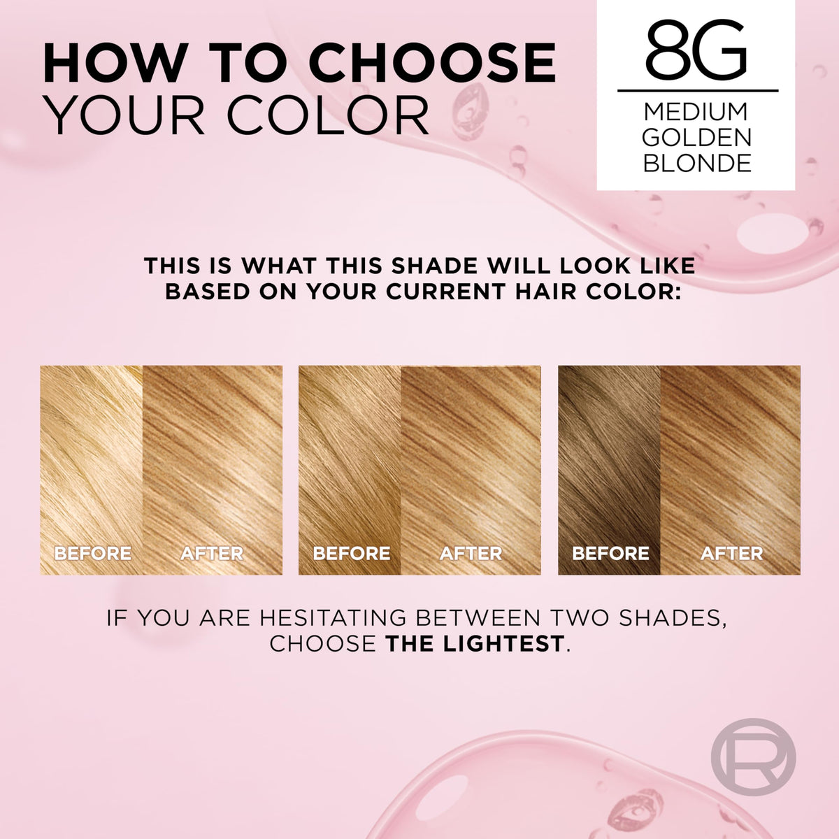 L'Oreal Paris application in use showing even coverage and ease