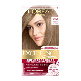 L'Oreal Paris front packaging showing kit and shade for easy selection