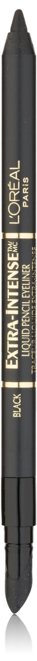 L'Oreal Paris eyeliner front packaging shows slim pencil and smudger for easy definition
