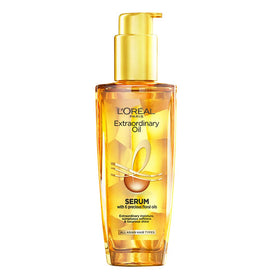 L'Oreal Paris bottle front view showing product and label, highlights travel-friendly size