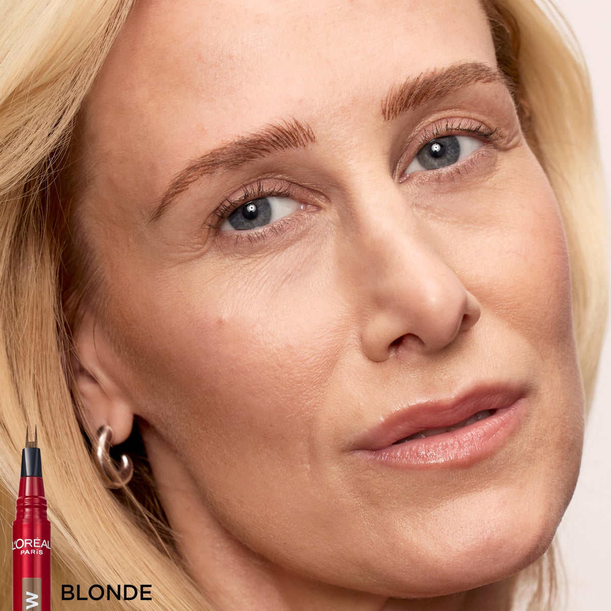 L'Oreal Paris product label close-up showing usage and features