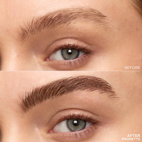 L'Oreal Paris lifestyle vanity scene showing quick everyday brow enhancement