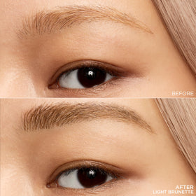 L'Oreal Paris Light Brunette swatch showing subtle natural tone