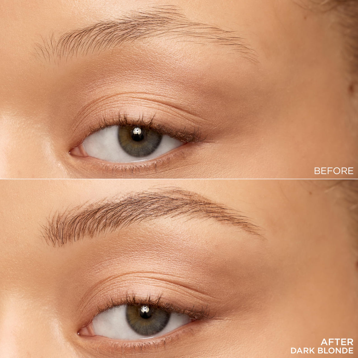 L'Oreal Paris faux brow next to ruler showing fine tip scale