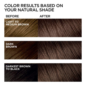 L'Oreal Paris Feria Power Shimmer Conditioner on hair adding glossy seal benefit