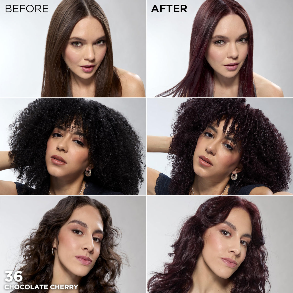 L'Oreal Paris Feria colorant and developer close-up highlighting easy mixing and consistent color