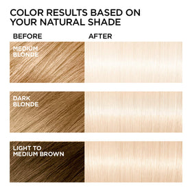 L'Oreal Paris Feria Power Shimmer Conditioner bottle sealing and smoothing hair