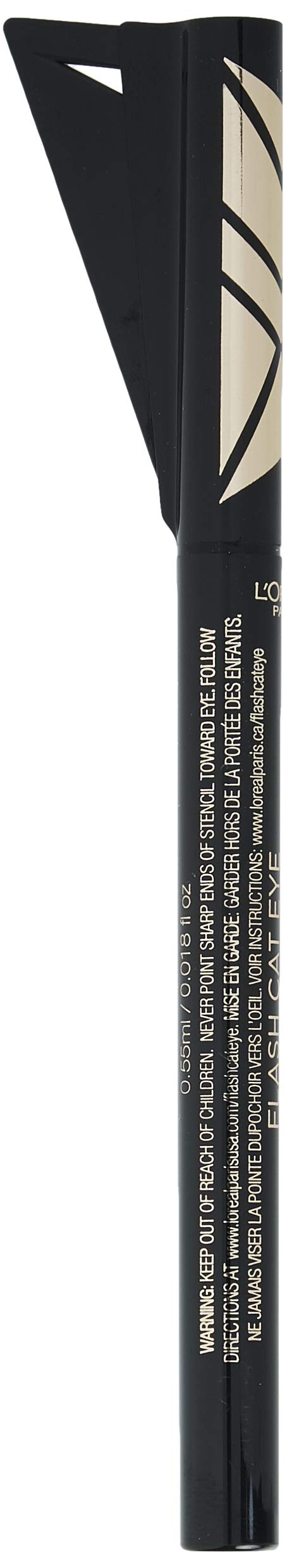 L'Oreal Paris removable stencil displayed to guide winged liner