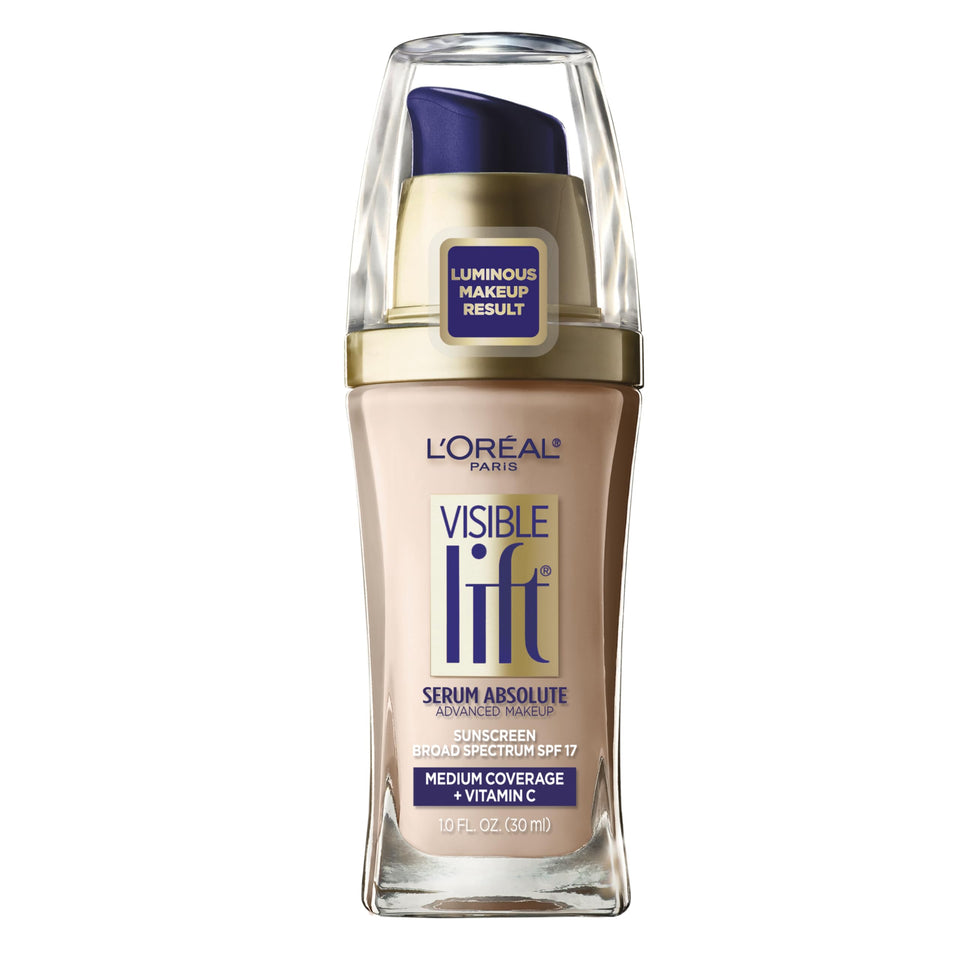 L'Oreal Paris foundation front packaging shows Classic Ivory shade and evens skin tone