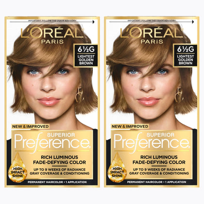 L'Oreal Paris front packaging showing shade and kit benefits