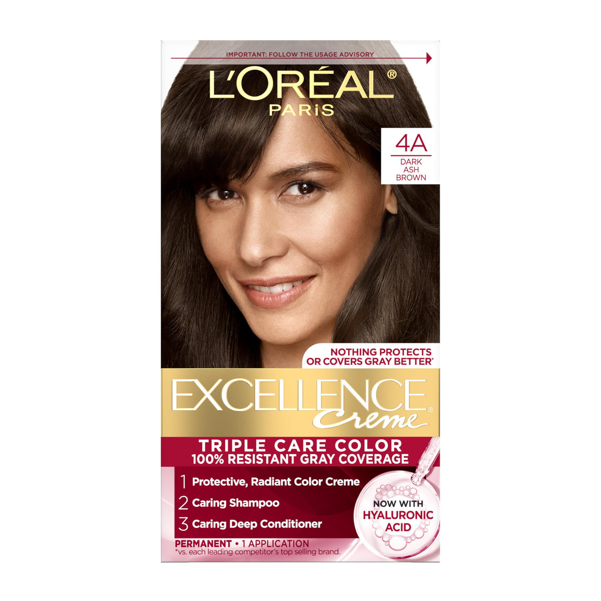 L'Oreal Paris front packaging showing shade and key benefits