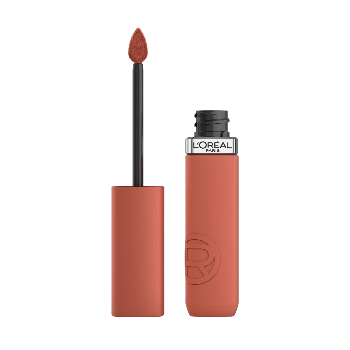 L'Oreal Paris front packaging showing shade Snooze Your Alarm and lasting benefits