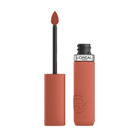 L'Oreal Paris front packaging showing shade Snooze Your Alarm and lasting benefits