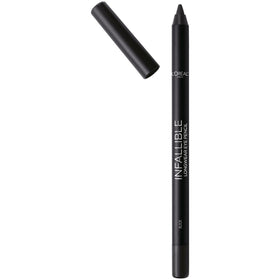L'Oreal Paris front packaging showing pencil and product name, clear benefit: reliable travel-ready liner