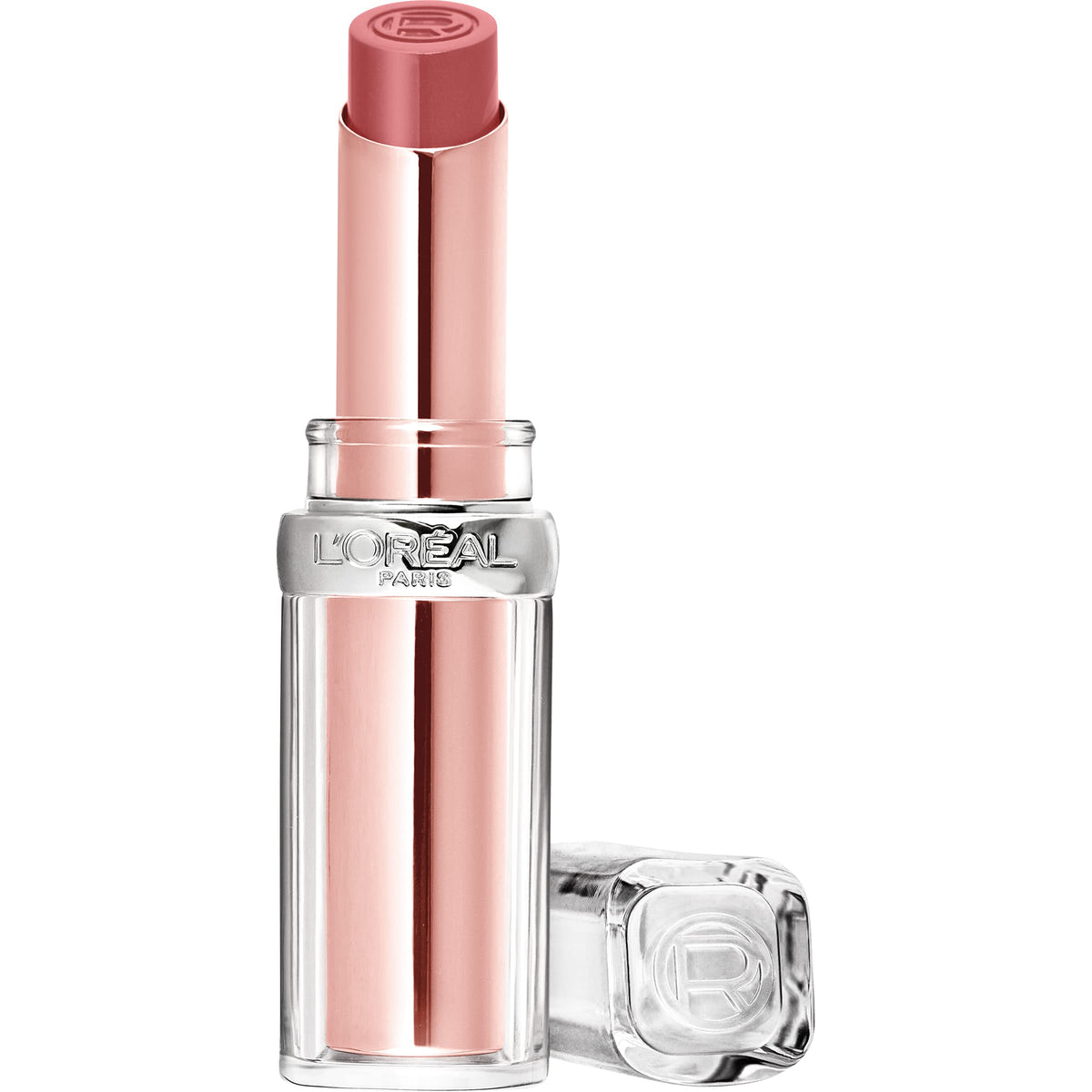 L'Oreal Paris front packaging showing Nude Heaven shade and hydrating balm benefits