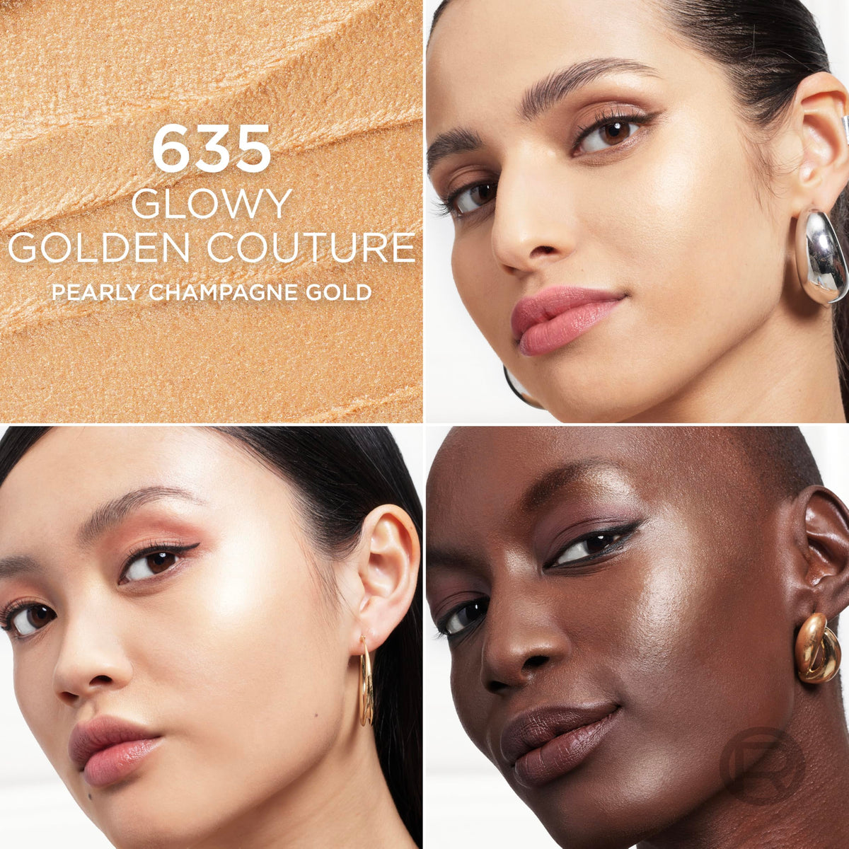 L'Oreal Paris glow stick cheek application closeup demonstrating natural lifted radiance