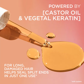 L'Oreal Paris Heat Slayer texture on palm highlighting lightweight hydration