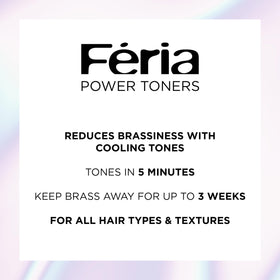 L'Oreal Paris applying Iced Brunette toner to highlighted hair for even neutralizing