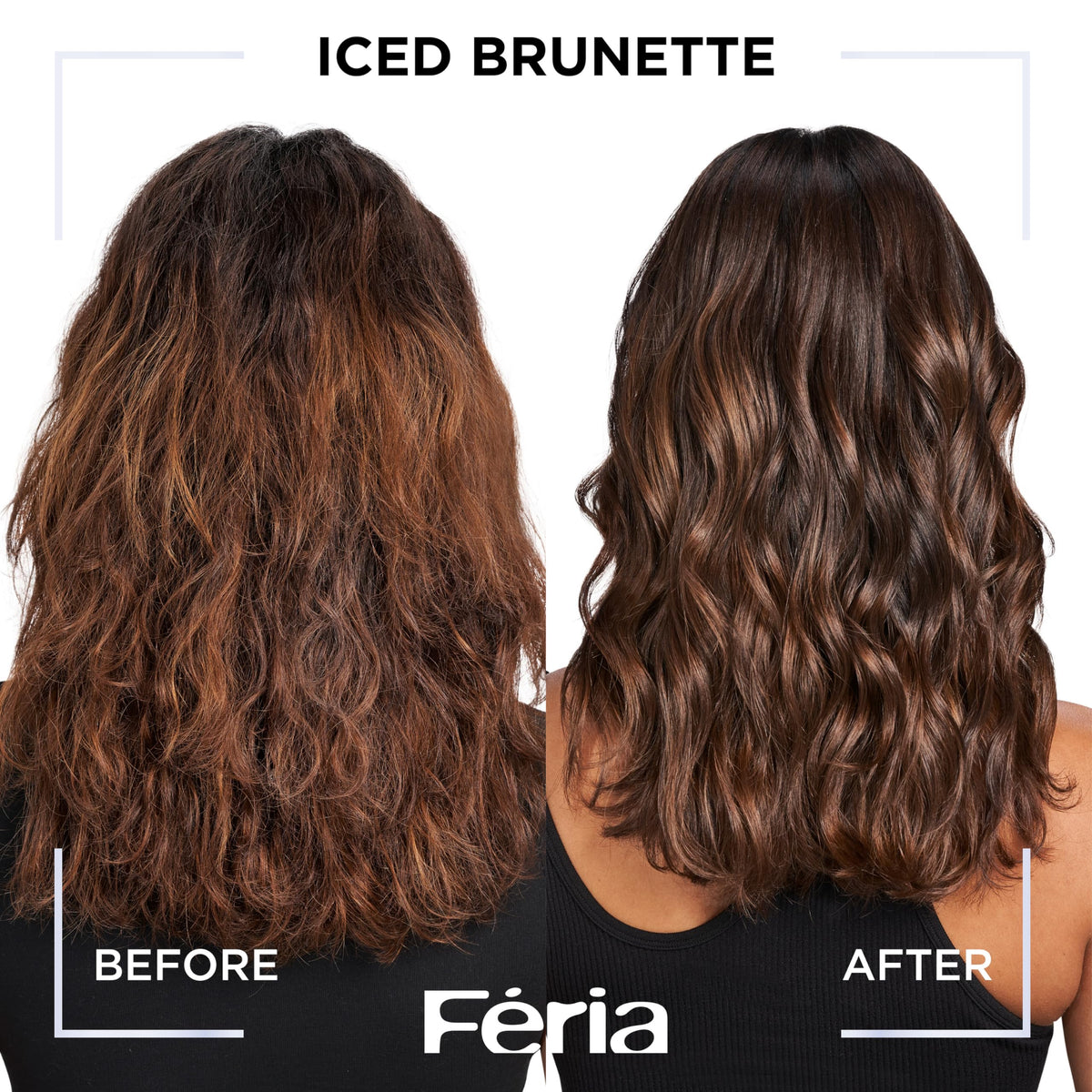 L'Oreal Paris open Iced Brunette kit with developer bottle and conditioner visible
