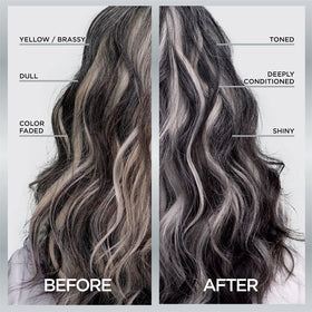 L'Oreal Paris in-shower application on wet hair showing quick 15-minute use