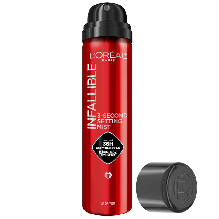 L'Oreal Paris front packaging showing product and size benefit long wear