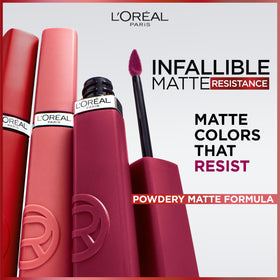 L'Oreal Paris applicator close-up reveals smooth pigment payoff benefit