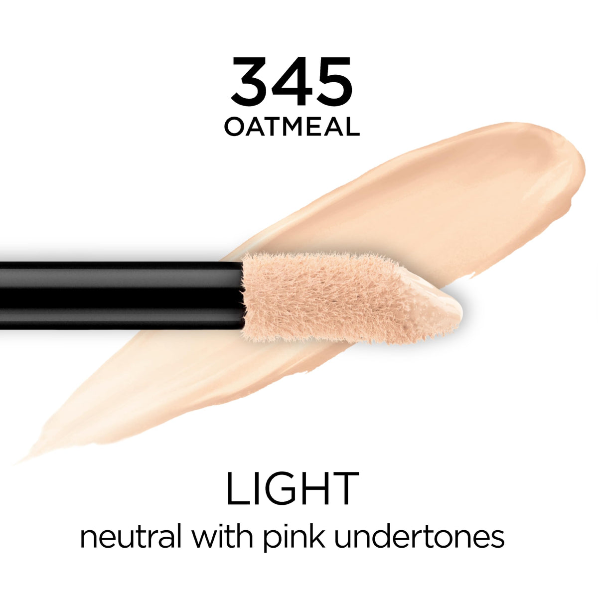 L'Oreal Paris concealer large applicator close-up for quick full coverage