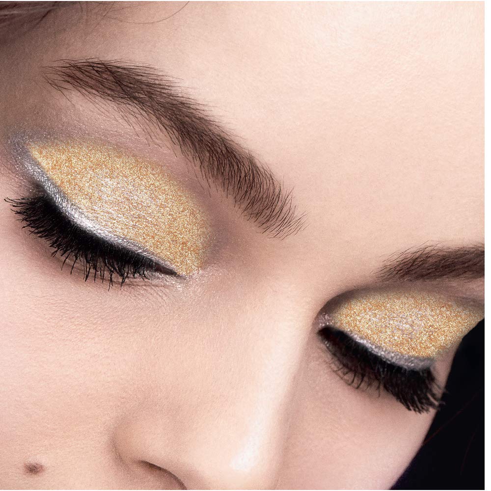 L'Oreal Paris open pot of Eternal Sunshine shadow showing intense color payoff