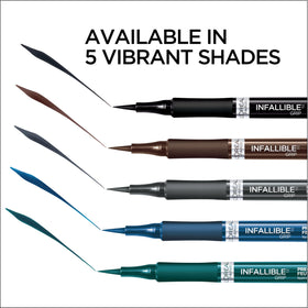 L'Oreal Paris application close-up demonstrating smooth stroke control