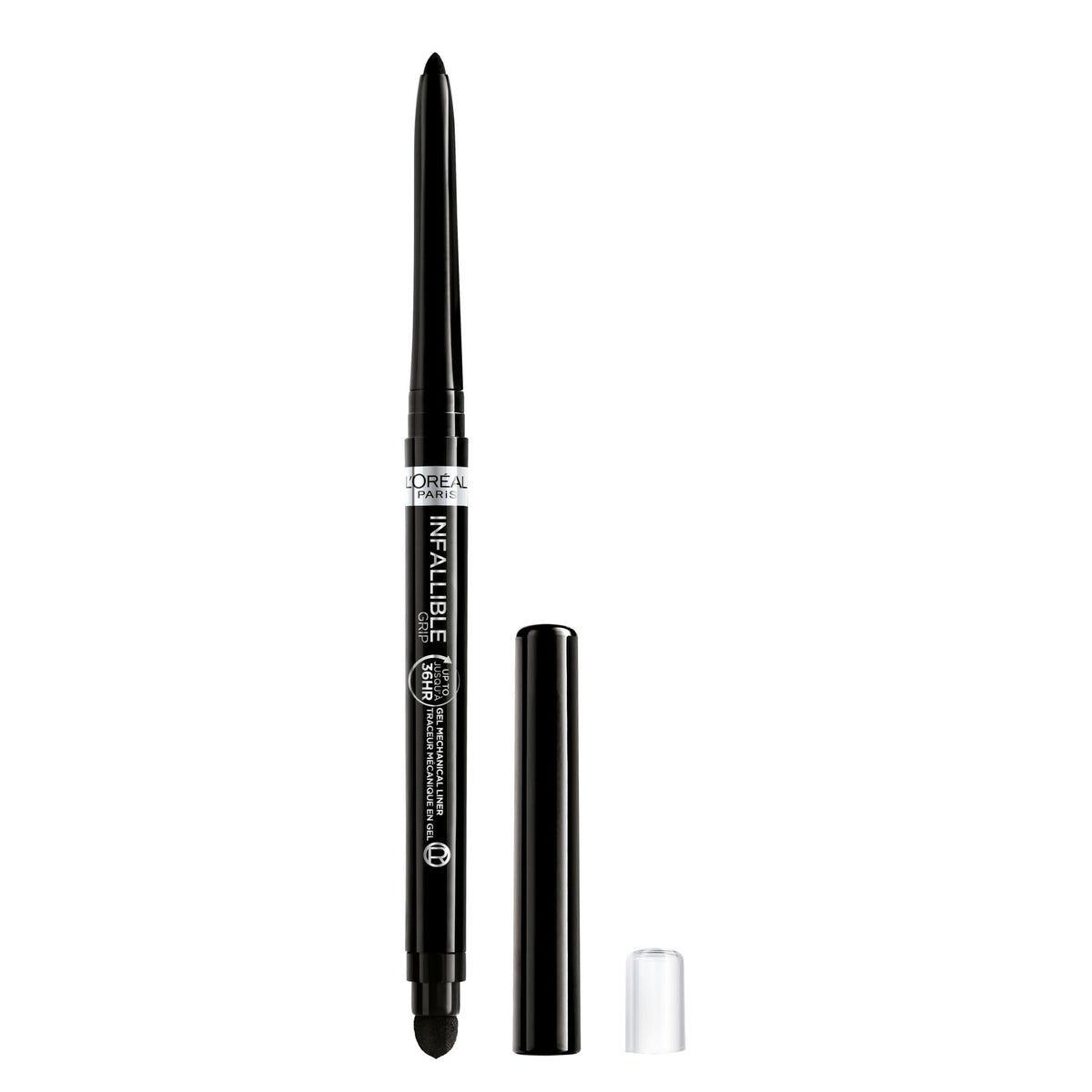 L'Oreal Paris front packaging showing mechanical gel eyeliner, clear brand visibility and benefit