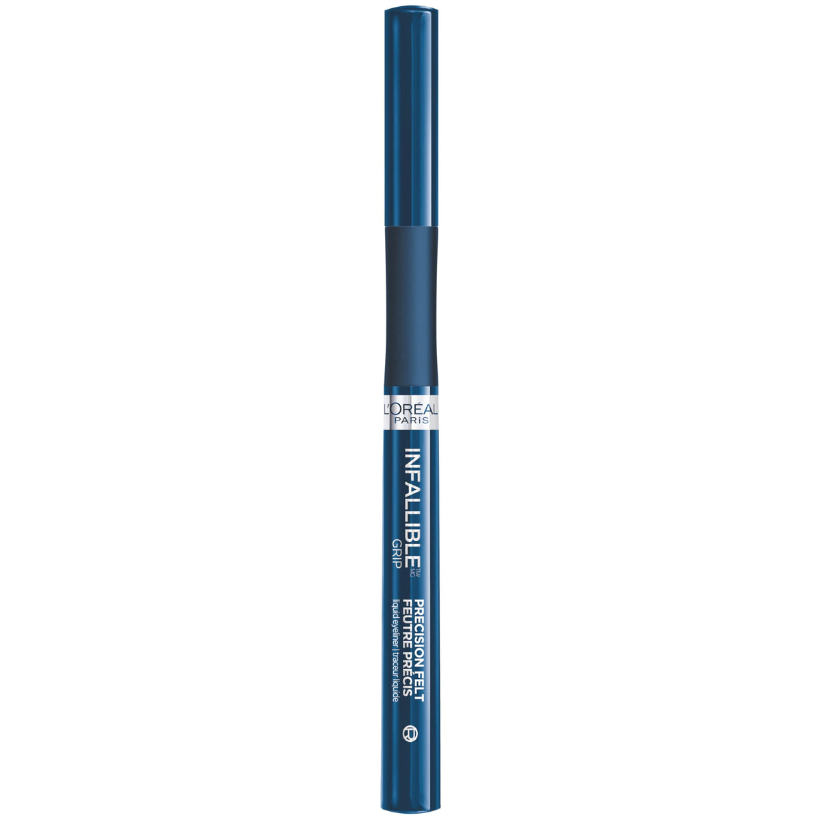 L'Oreal Paris lifestyle model wearing blue liner for vibrant eyes