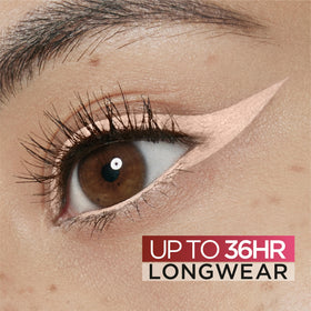 L'Oreal Paris close-up of the pencil tip showing smooth gel texture for easy glide
