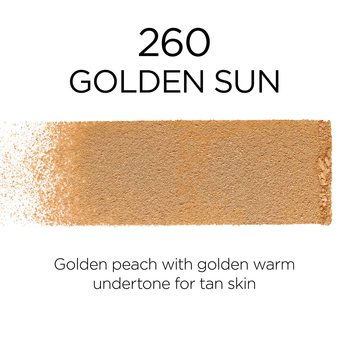L'Oreal Paris open compact showing powder surface for easy touch-ups benefit