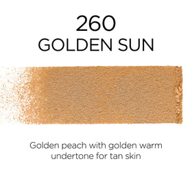 L'Oreal Paris open compact showing powder surface for easy touch-ups benefit