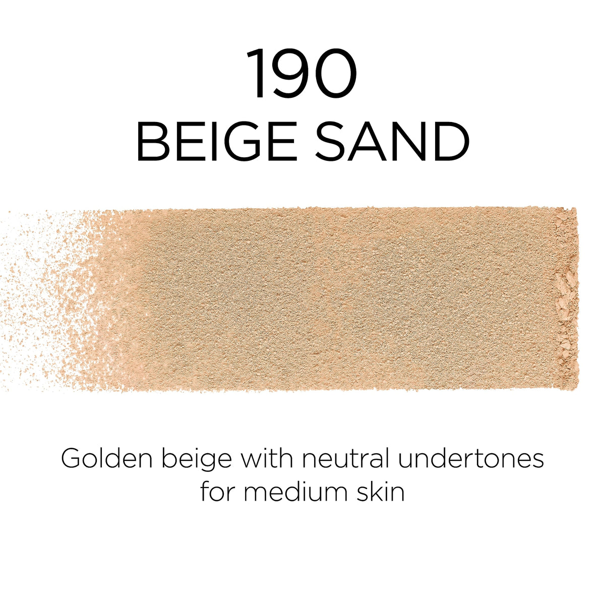 L'Oreal Paris powder open showing fine texture for smooth, blendable coverage