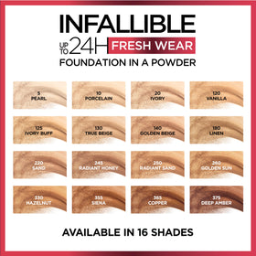 L'Oreal Paris product label close-up showing shade name and ingredient clarity