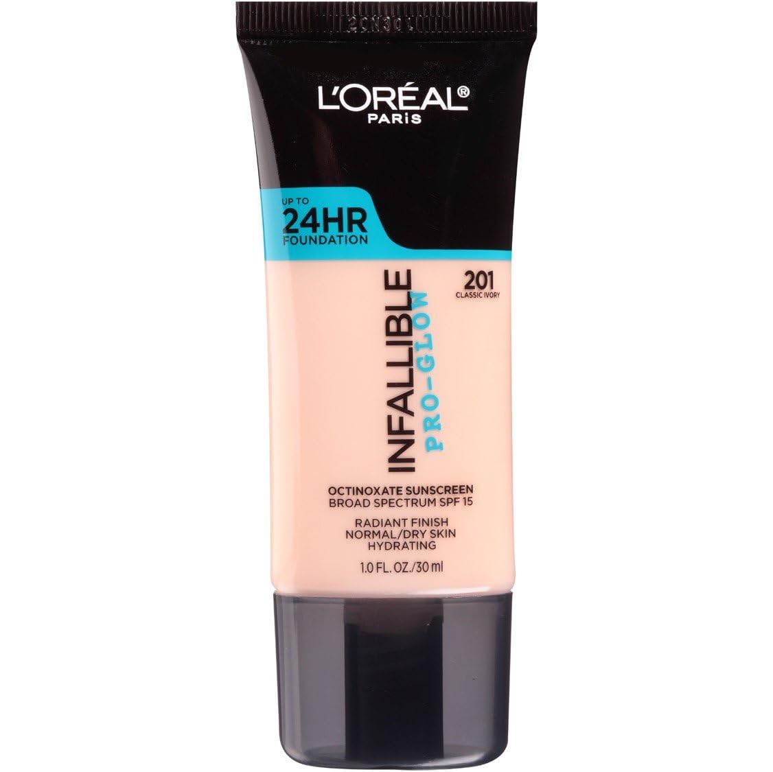 L'Oreal Paris front packaging showing classic ivory shade and benefits
