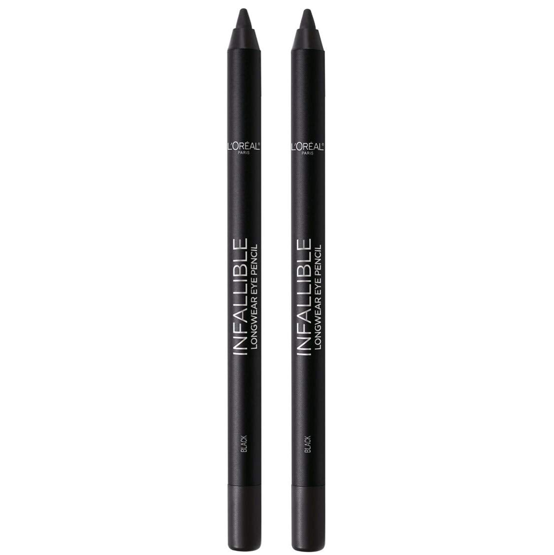 L'Oreal Paris front packaging of Pro-Last pencil eyeliner showing product and benefits