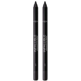 L'Oreal Paris front packaging of Pro-Last pencil eyeliner showing product and benefits