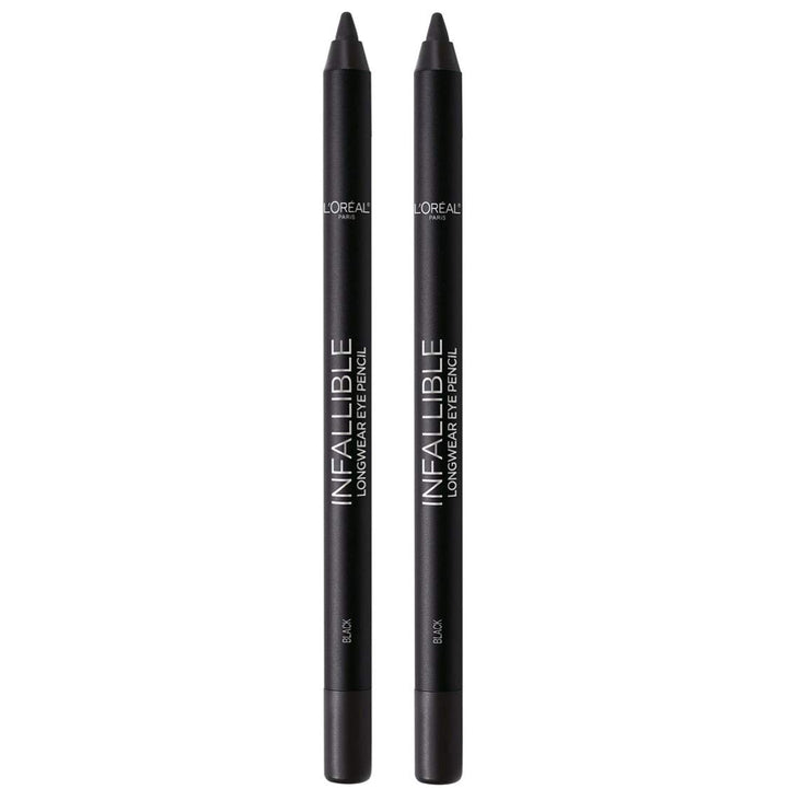 L'Oreal Paris front packaging of Pro-Last pencil eyeliner showing product and benefits