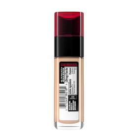 L'Oreal Paris bottle beside hand showing scale and one-ounce size