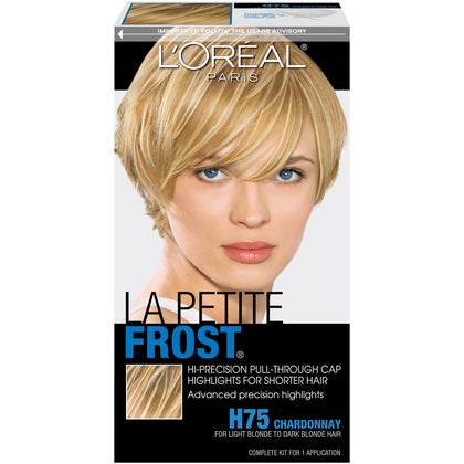 L'Oreal Paris front packaging showing kit and Chardonnay shade benefit clarity