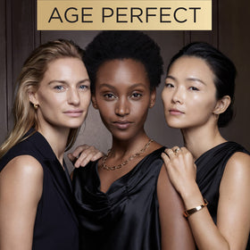 L'Oreal Paris label close-up highlighting SPF 25 protection and antioxidant support benefit