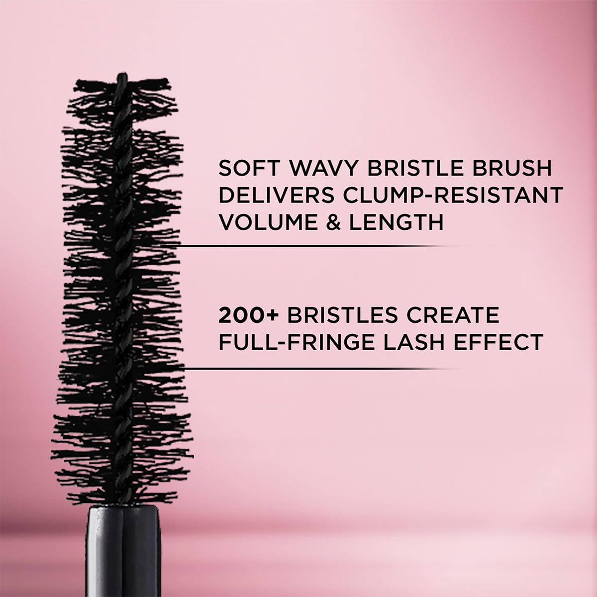 L'Oreal Paris worn on model for natural full lashes and enhanced eye definition